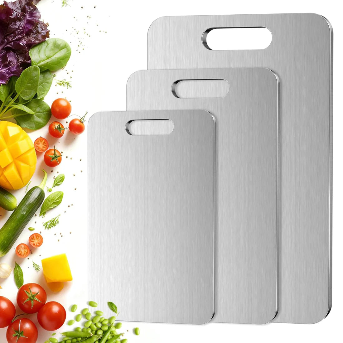 INOX kuhinjska daska za secenje 39x28cm