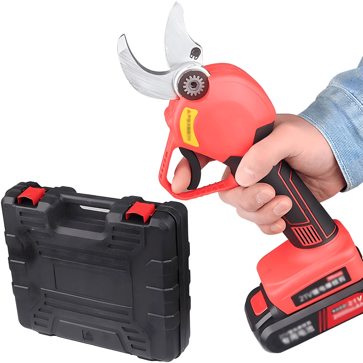 Električne makaze za orezivanje voca 21v + dve baterije + POKLON