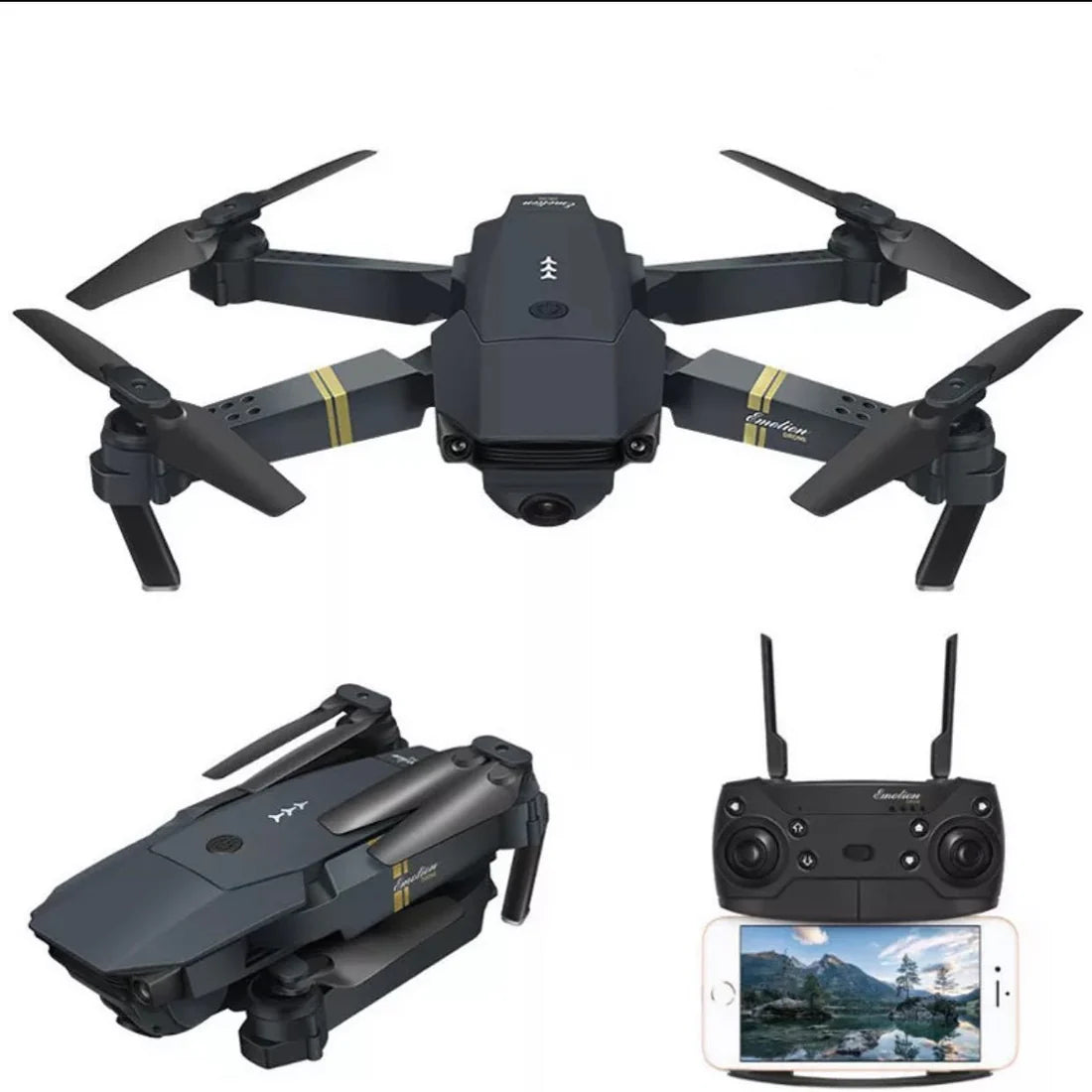 Dron 998 PRO sa 2 ultra HD kamere 4K i daljinskim