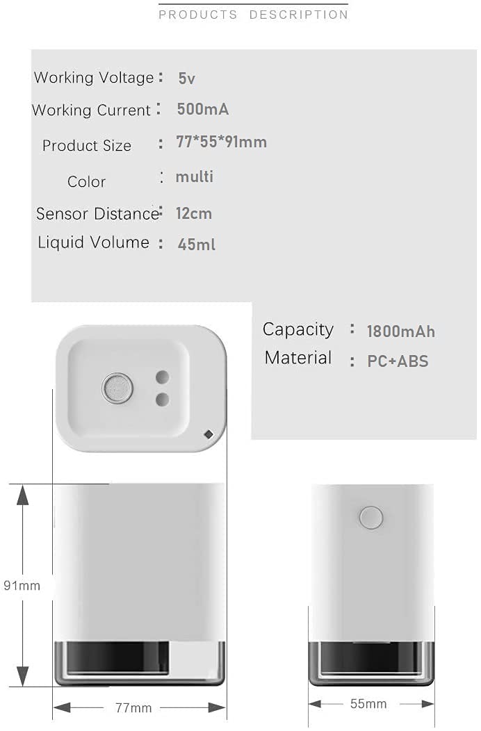 Automatski beskontaktni dozer za dezinfekciju
