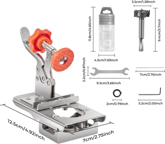 Sablon za busenje ŠARKI 35mm + BURGIJA
