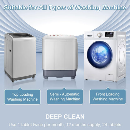 Tablete za DUBINSKO ČIŠĆENJE veš mašine 12kom