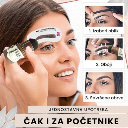 Komplet za oblikovanje obrva
