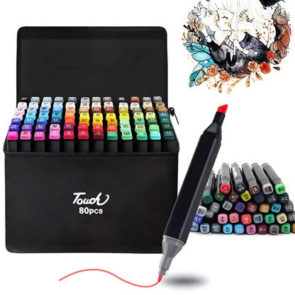 SET OD 80 MARKERA + POKLON BOJANKA