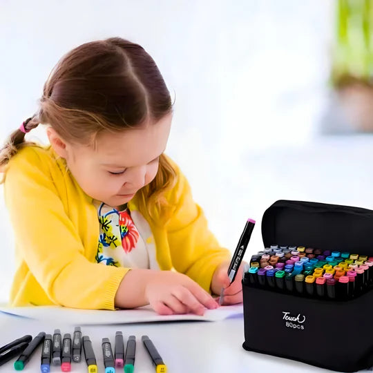 SET OD 80 MARKERA + POKLON BOJANKA