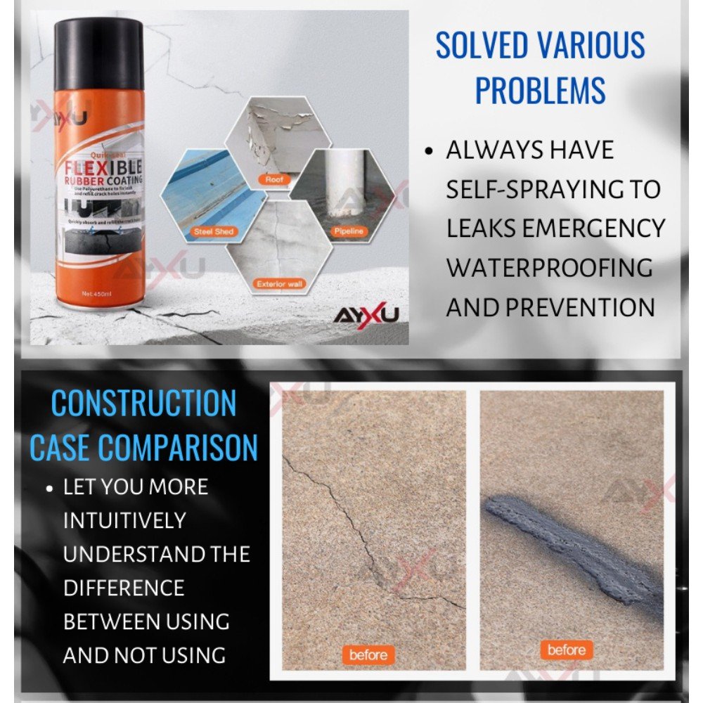 Fleksibilni gumeni sprej-premaz za brzo zaptivanje 700ml