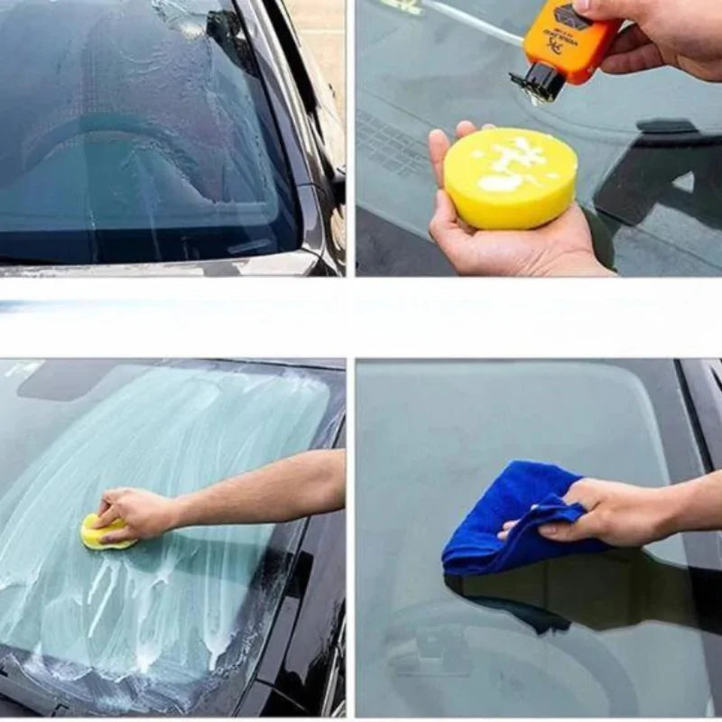 Sredstvo za poliranje i zastitu stakla